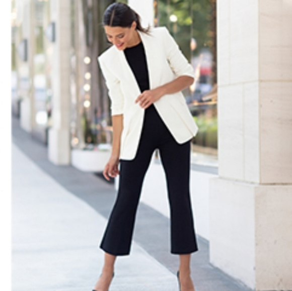 SPANX The Perfect Black Cropped Flare Pants - Picture 5 of 16